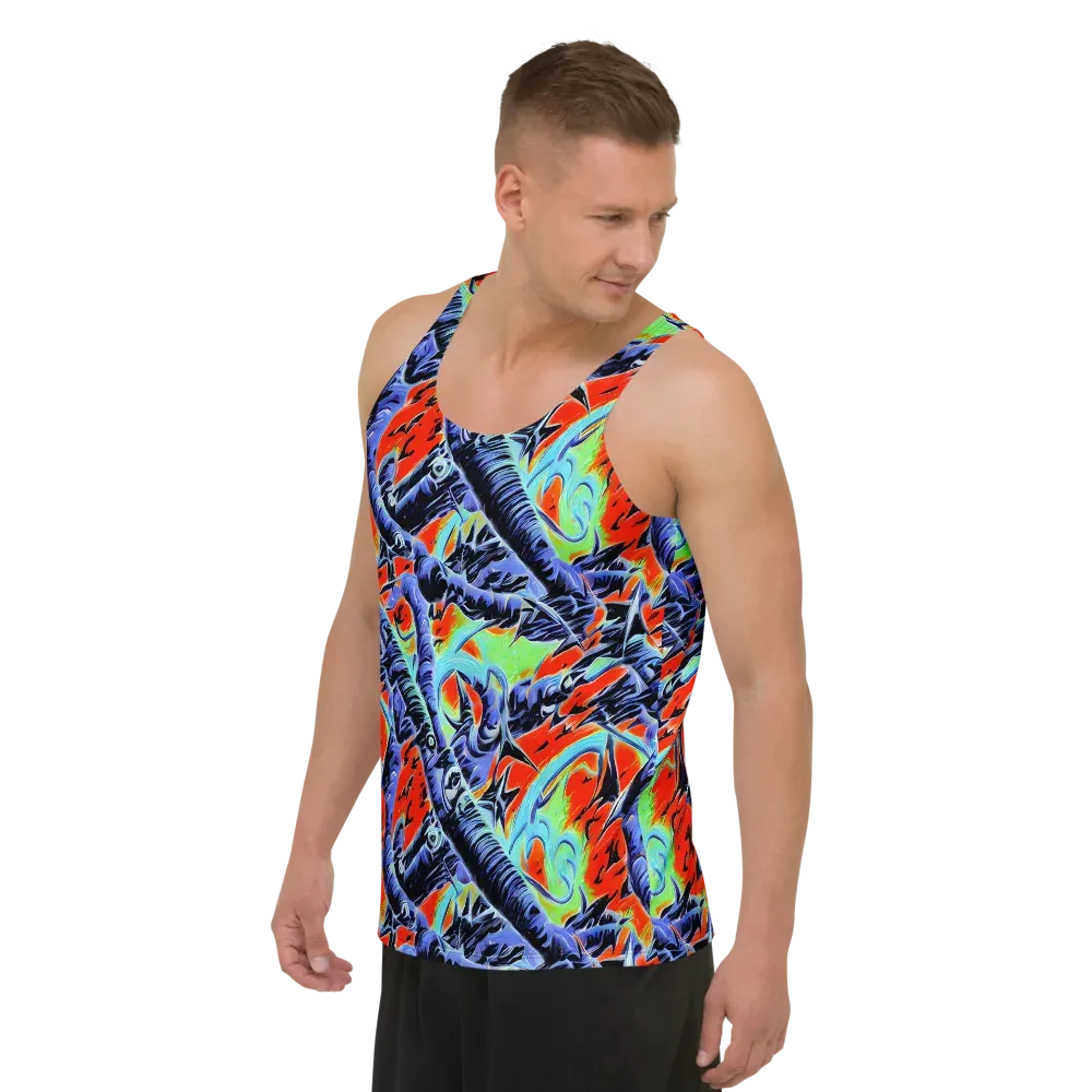 The Electric Wild on Men's Tank Top — Left Front
