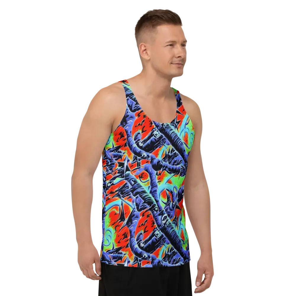 The Electric Wild on Men's Tank Top — Right Front
