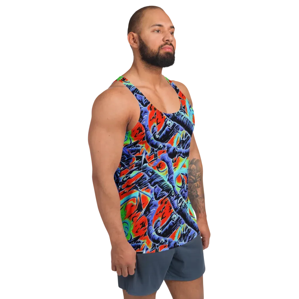 The Electric Wild on Men's Tank Top — Right Front