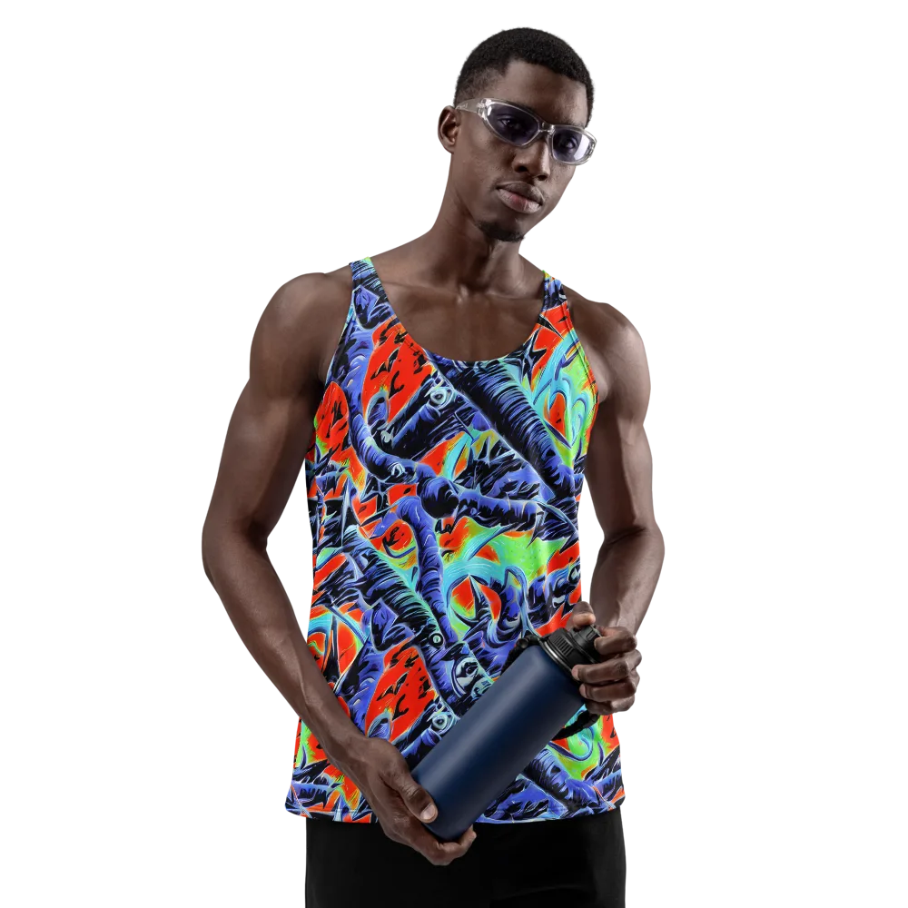 The Electric Wild on Men's Tank Top — Front