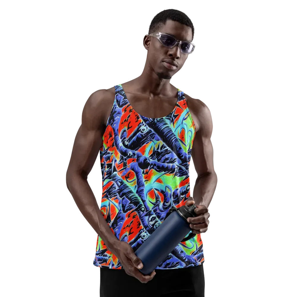 The Electric Wild on Men's Tank Top — Front