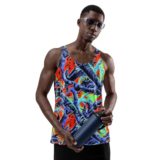 The Electric Wild on a Men's Tank Top