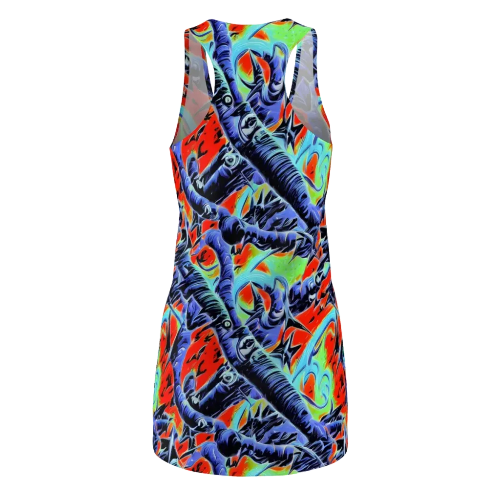 The Electric Wild on Racerback Dress — Back