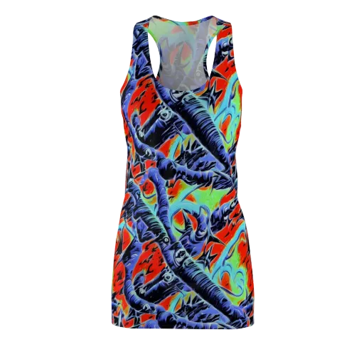 The Electric Wild on a Racerback Dress