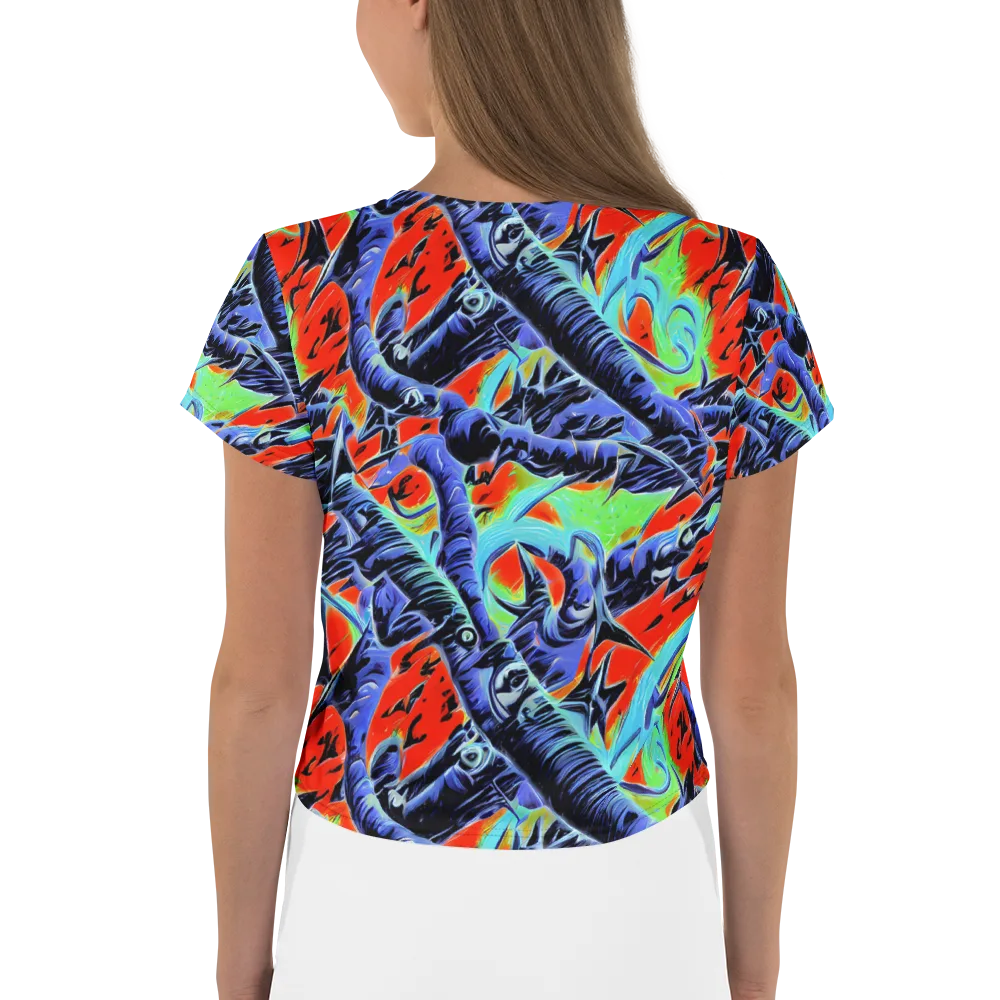 The Electric Wild on Crop Tee — Back