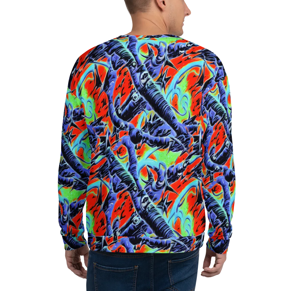 The Electric Wild on Sweatshirt — Back