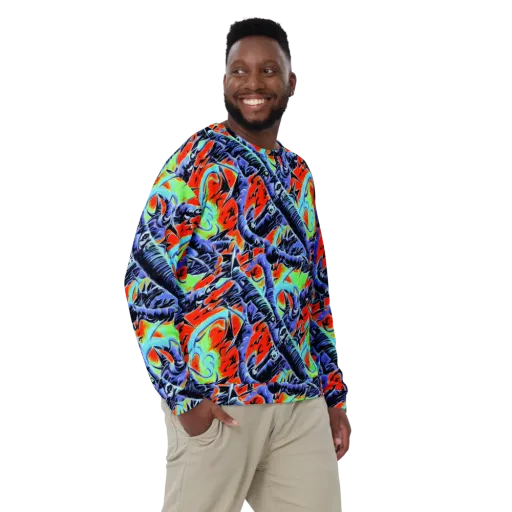 The Electric Wild on a Sweatshirt