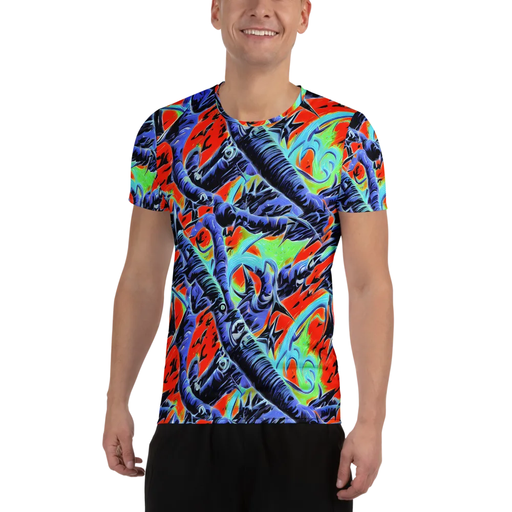The Electric Wild on Men's Athletic T-Shirt — Front