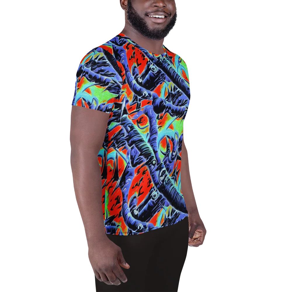 The Electric Wild on Men's Athletic T-Shirt — Right