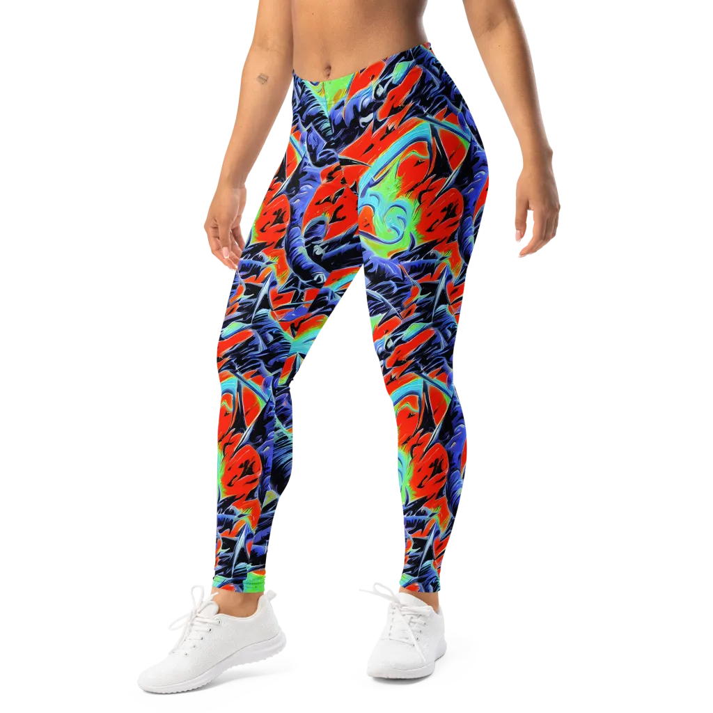 The Electric Wild on Leggings — Left Front