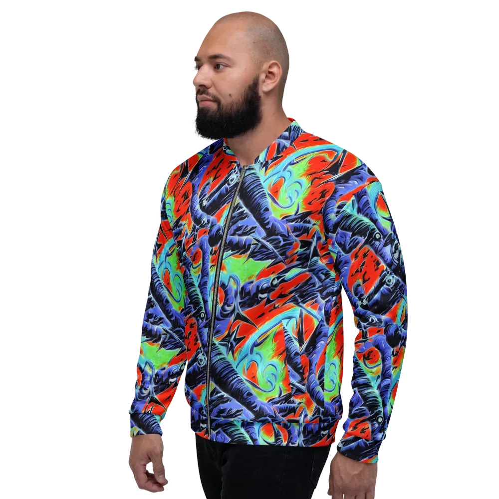 The Electric Wild on Bomber Jacket — Left