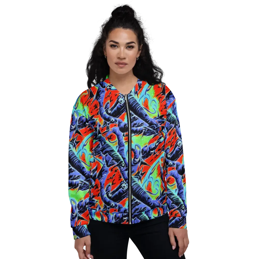 The Electric Wild on Bomber Jacket — Front
