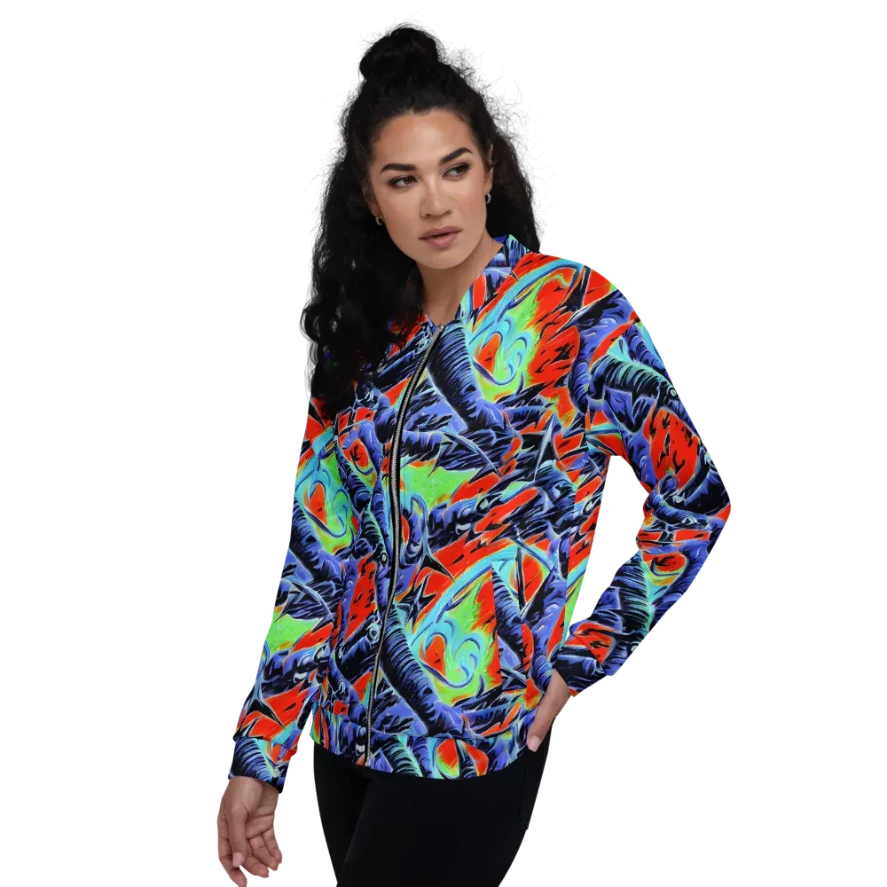 The Electric Wild on Bomber Jacket — Left
