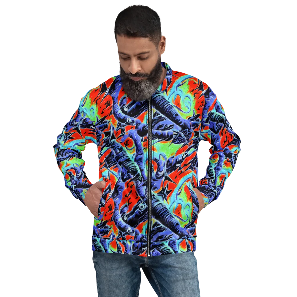 The Electric Wild on Bomber Jacket — Front