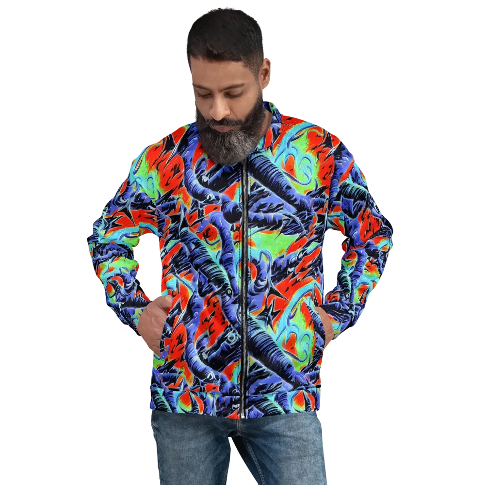The Electric Wild on Bomber Jacket — Front