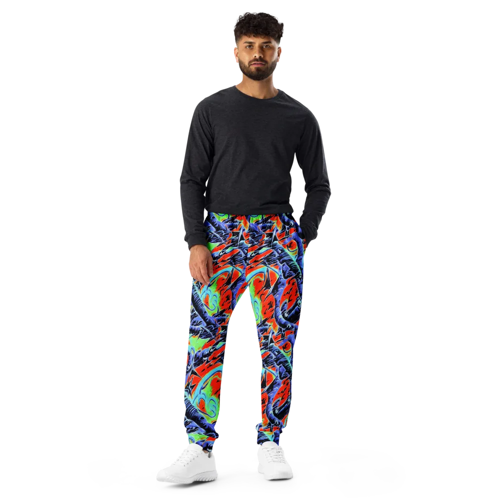 The Electric Wild on Men's Joggers — Front