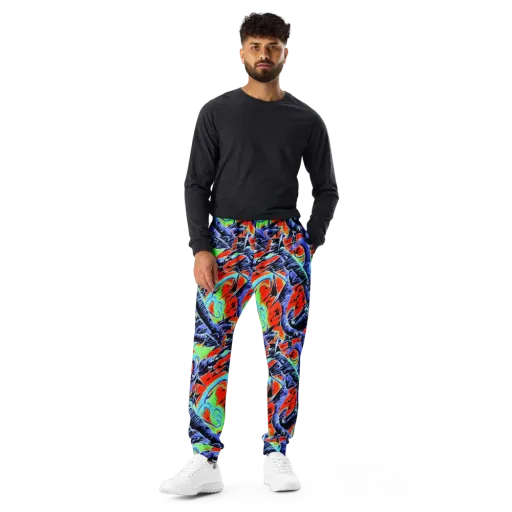 The Electric Wild on a Men's Joggers