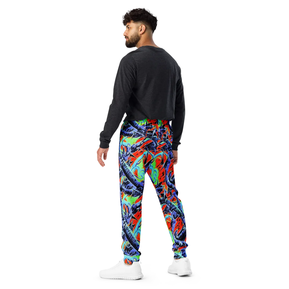 The Electric Wild on Men's Joggers — Back