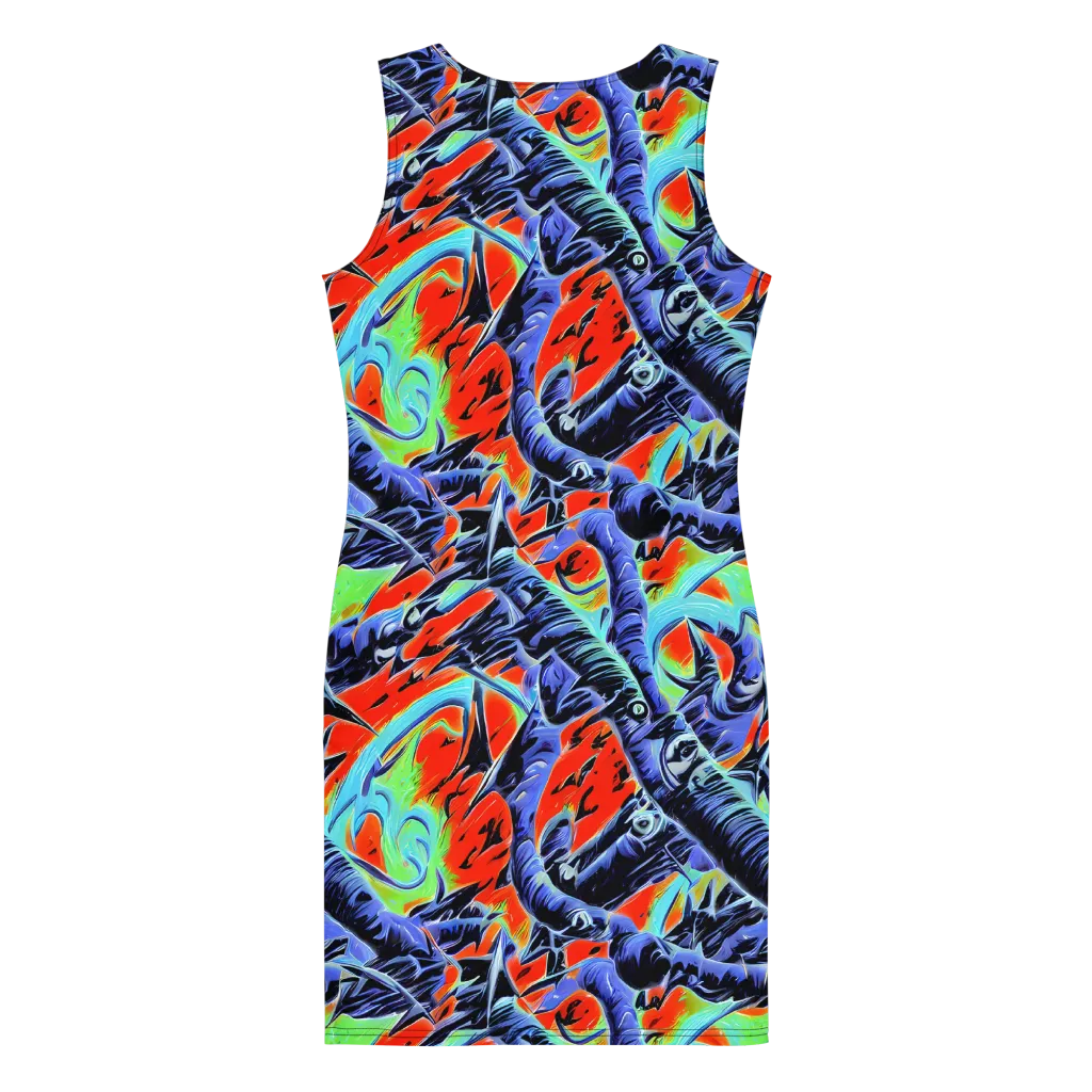 The Electric Wild on Bodycon Dress — Back