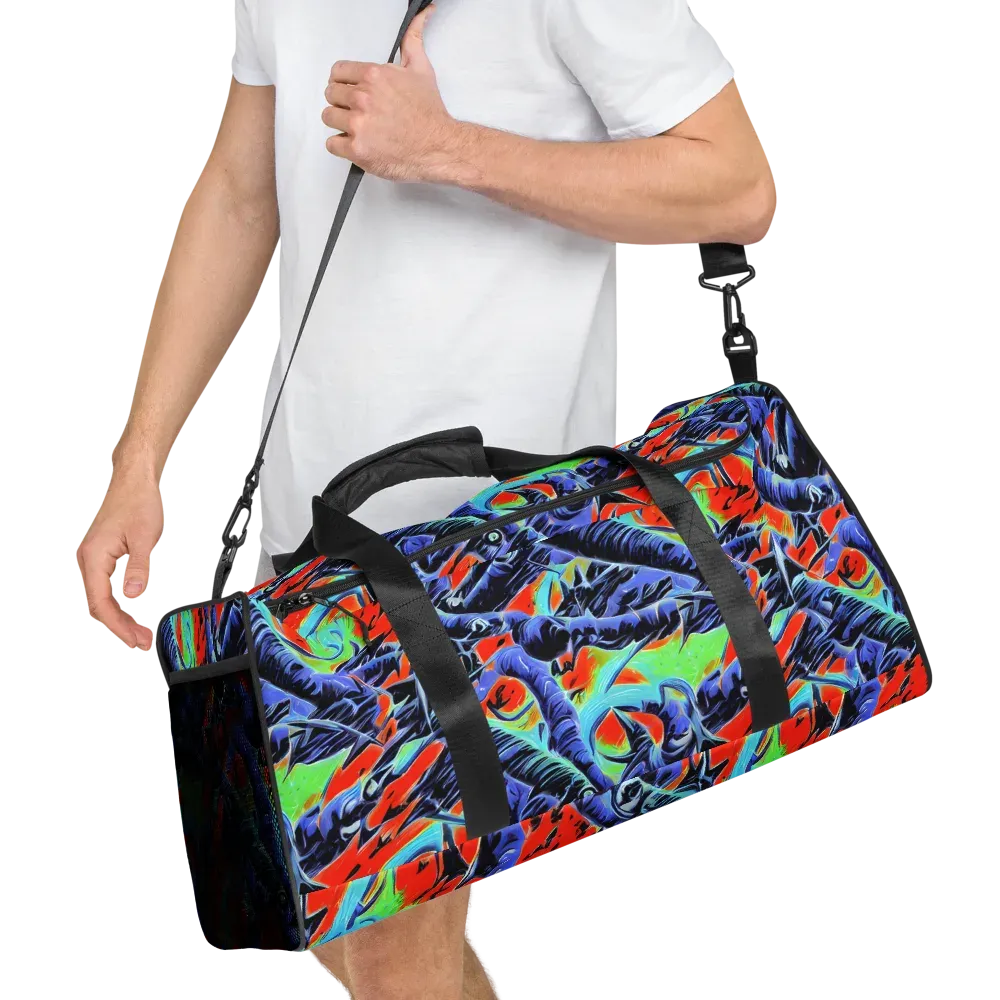 The Electric Wild on Duffle Bag — Right Front