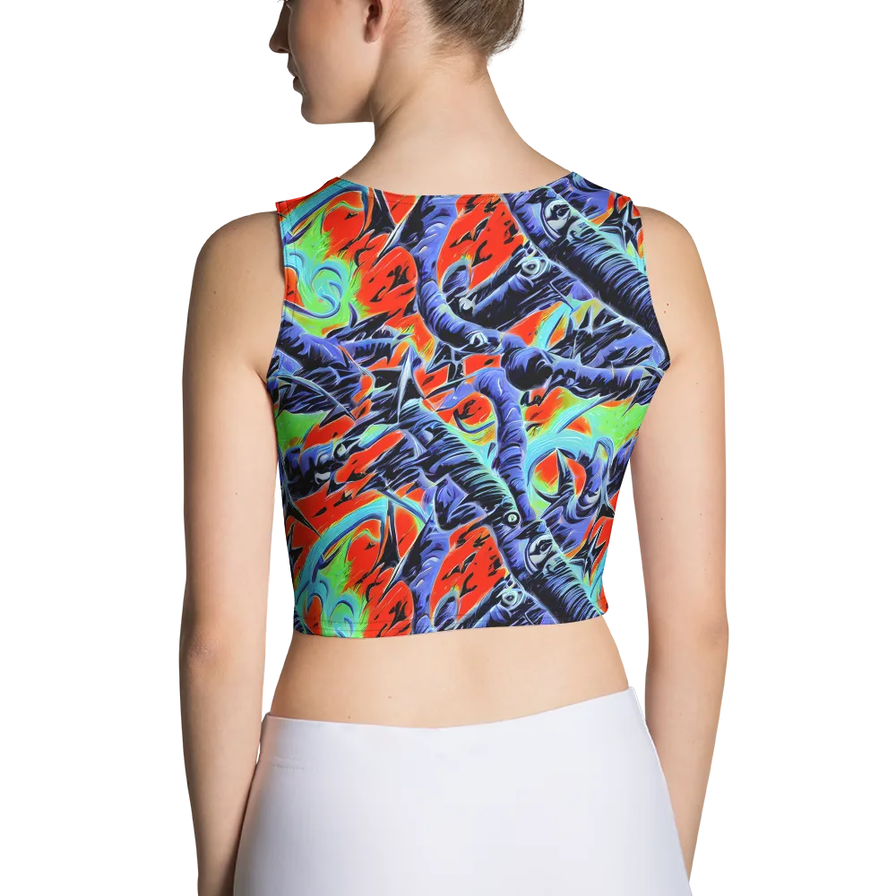 The Electric Wild on Crop Top — Back