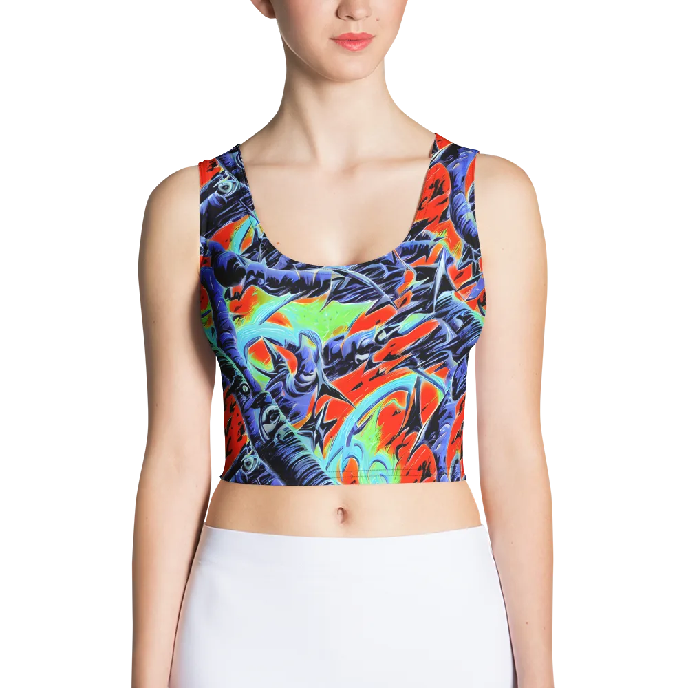 The Electric Wild on Crop Top — Front