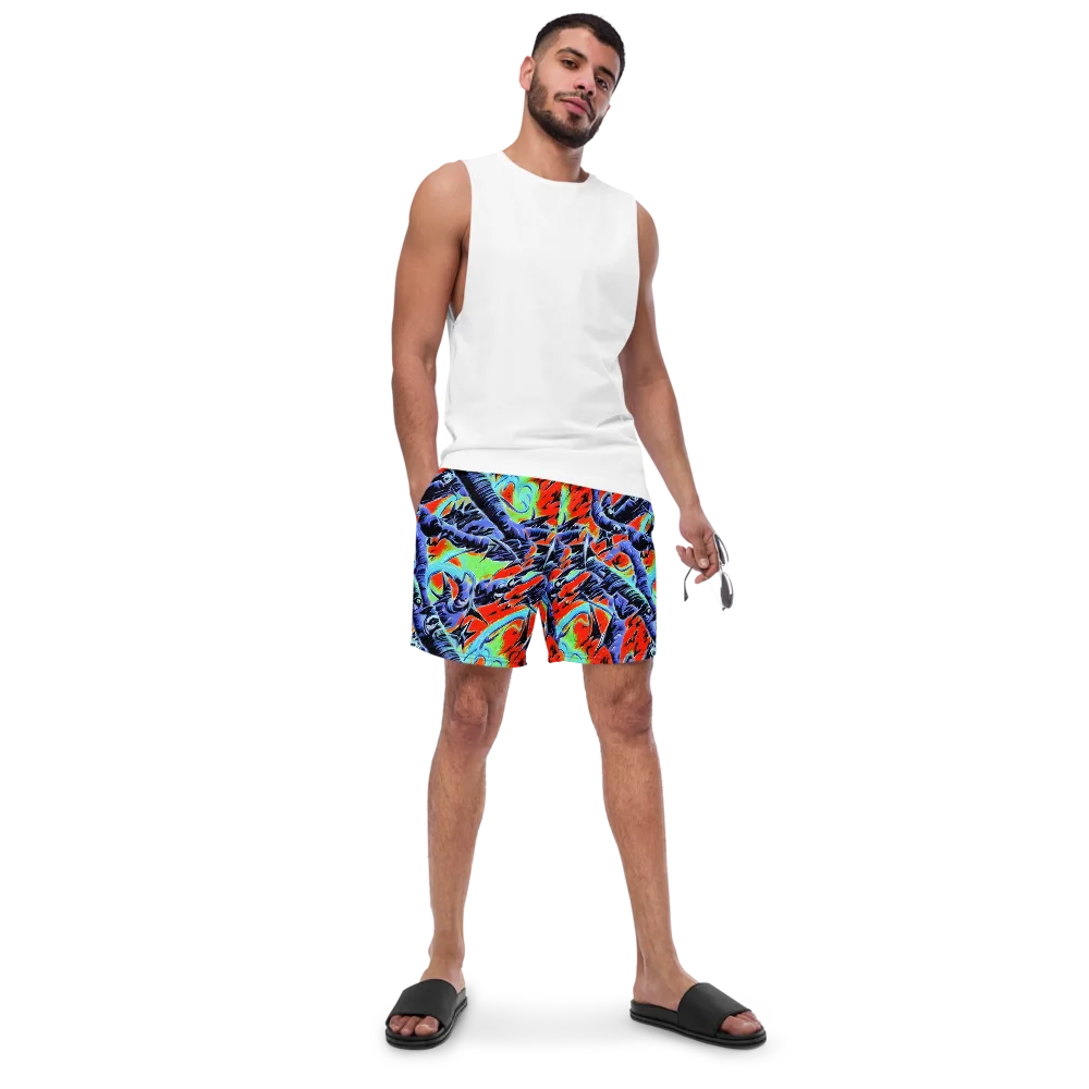 The Electric Wild on Swim Trunks — Front