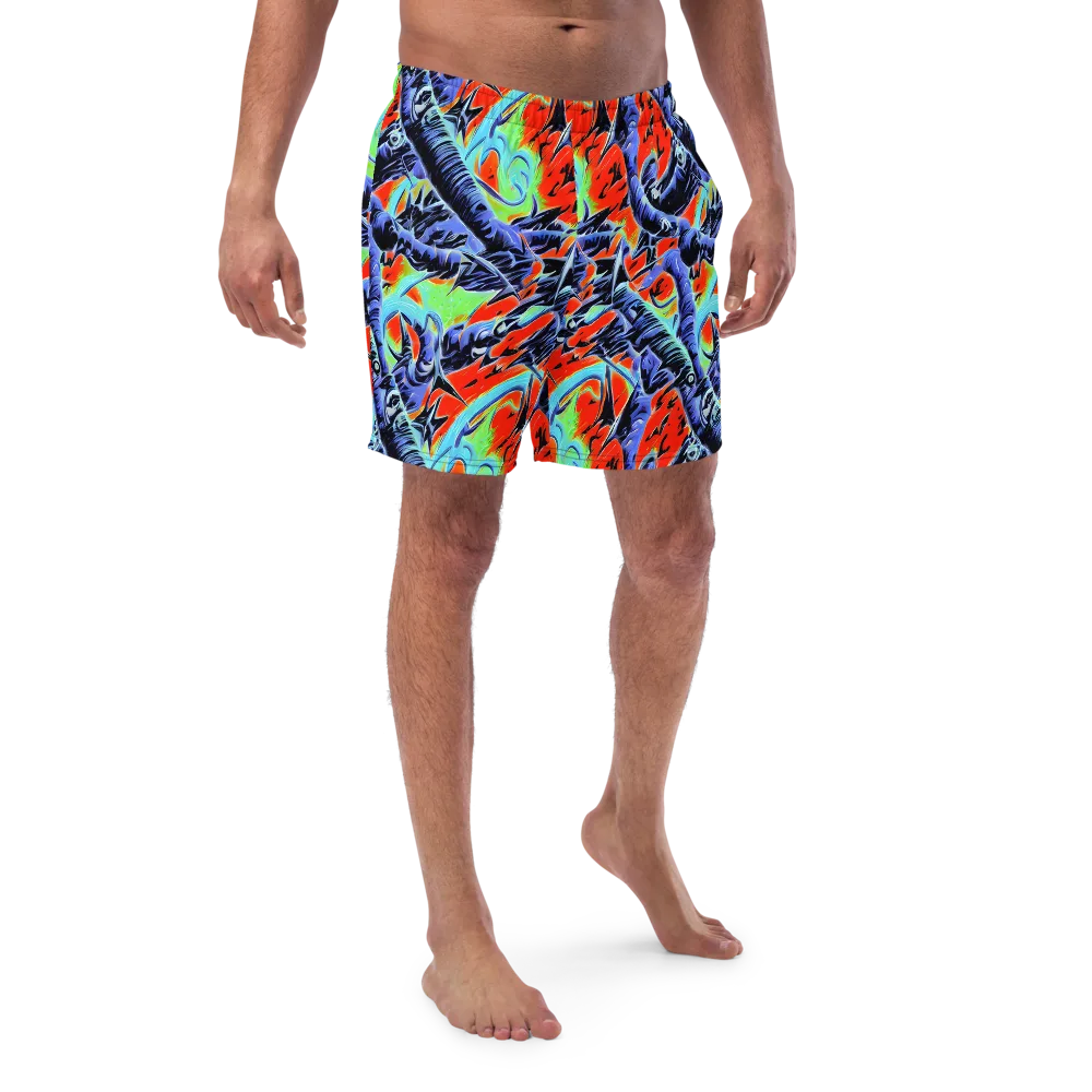 The Electric Wild on Swim Trunks — Front