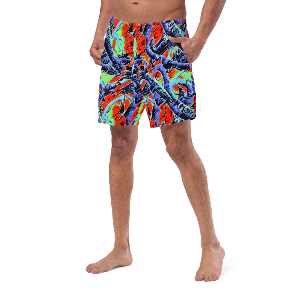 The Electric Wild on Swim Trunks — Left Front