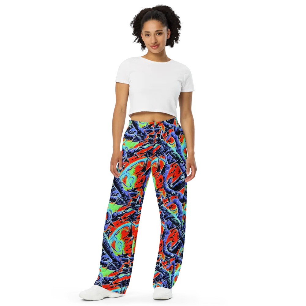 The Electric Wild on Wide-Leg Pants — Front