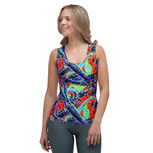 The Electric Wild on a Women's Tank Top