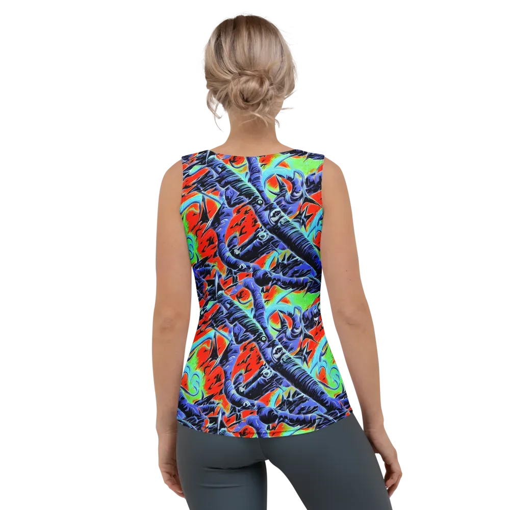 The Electric Wild on Women's Tank Top — Back