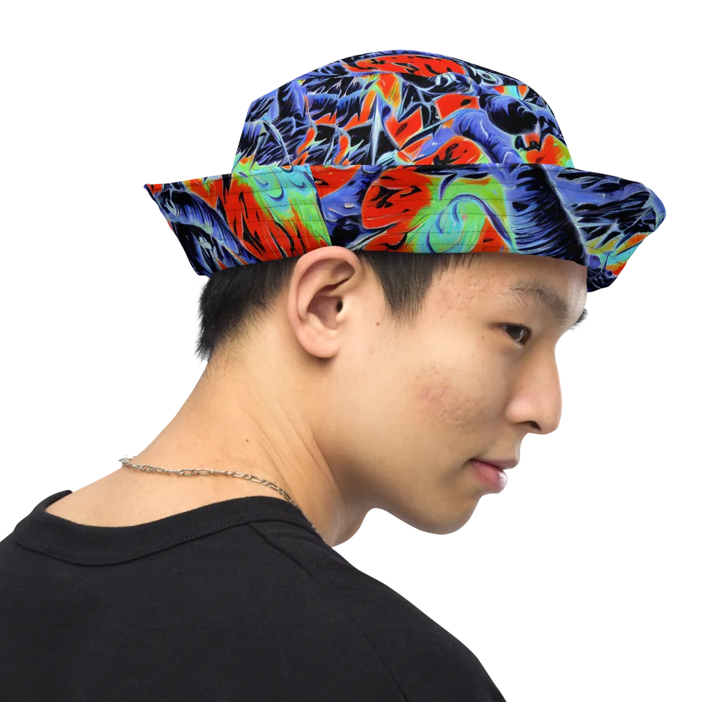 The Electric Wild on Reversible Bucket Hat — Right Outside