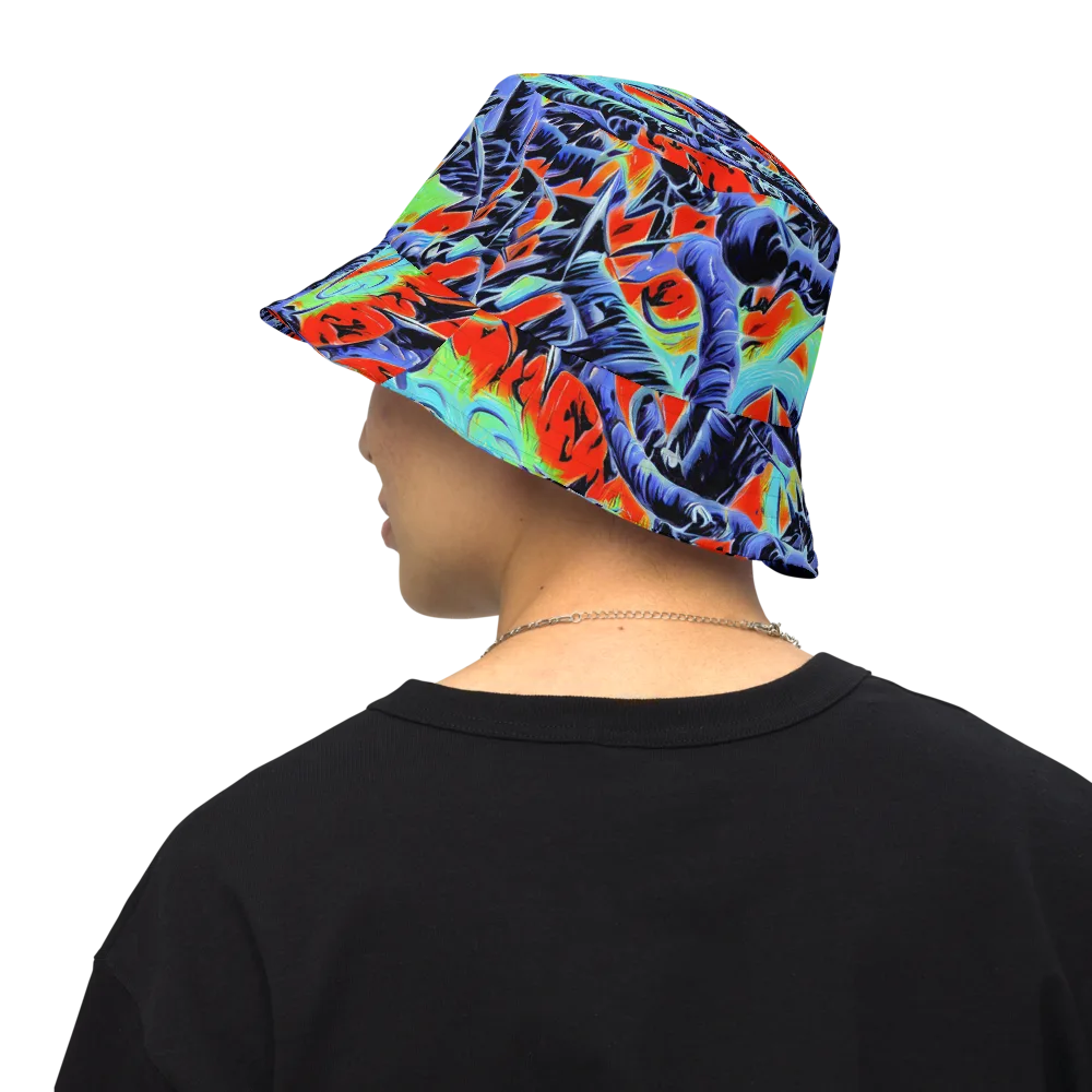 The Electric Wild on Reversible Bucket Hat — Back Inside