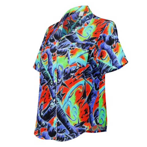 The Electric Wild on a Women's Short Sleeve Pajama Top