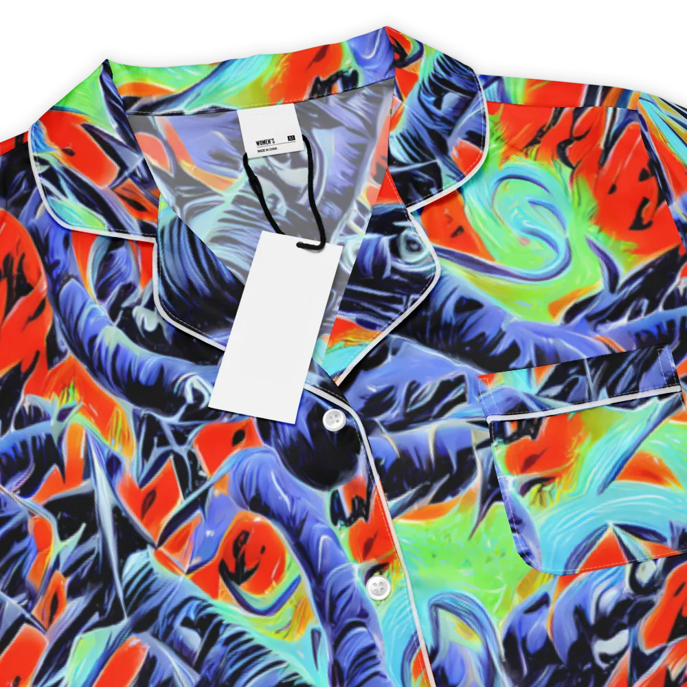 The Electric Wild on Women's Short Sleeve Pajama Top — Product details