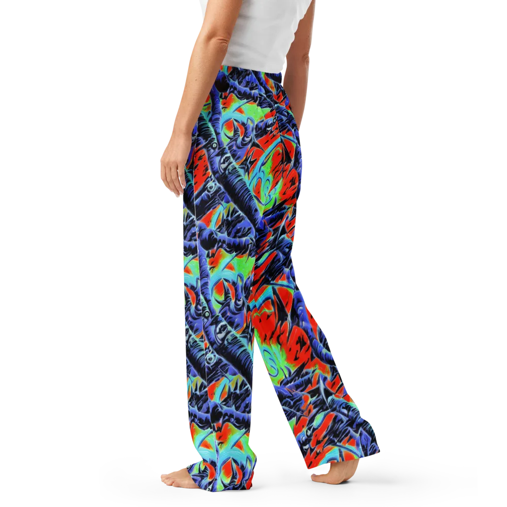 The Electric Wild on Women's Pajama Pants — Left