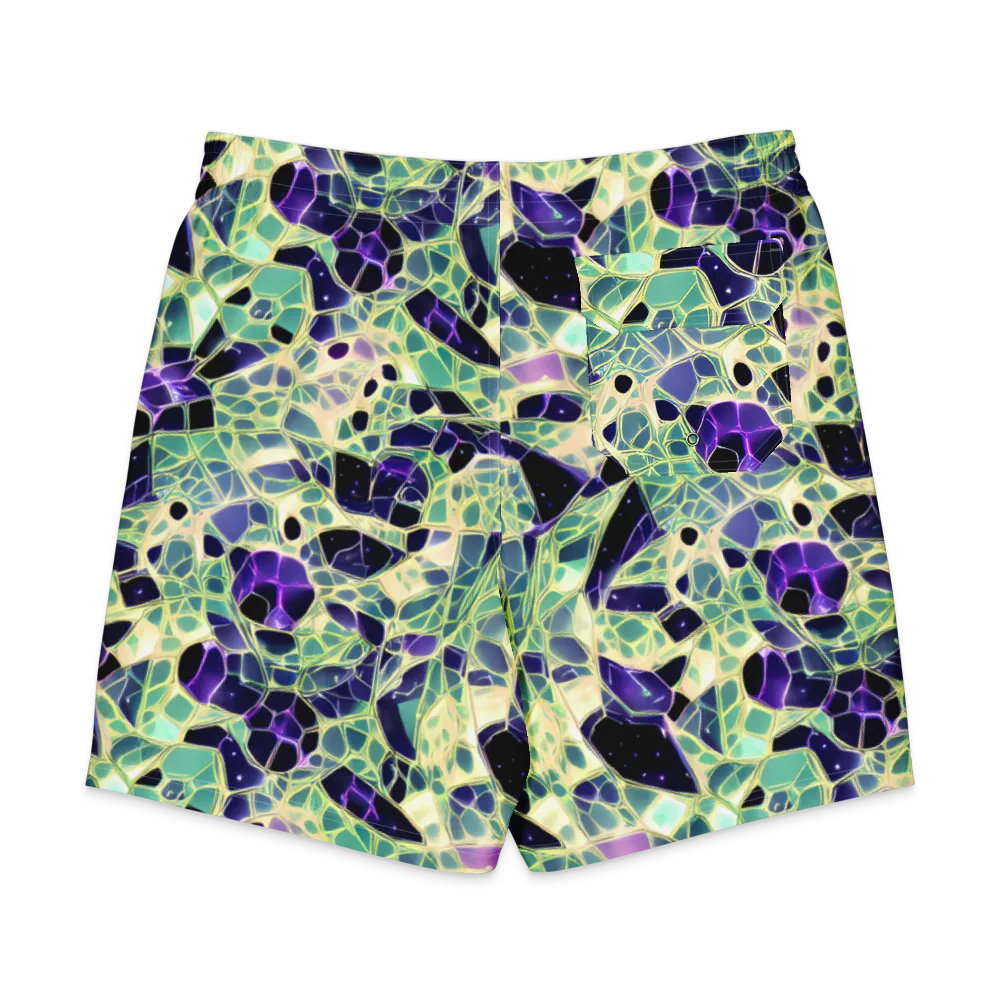 Midnight Membrane on Men's Board Shorts — Back