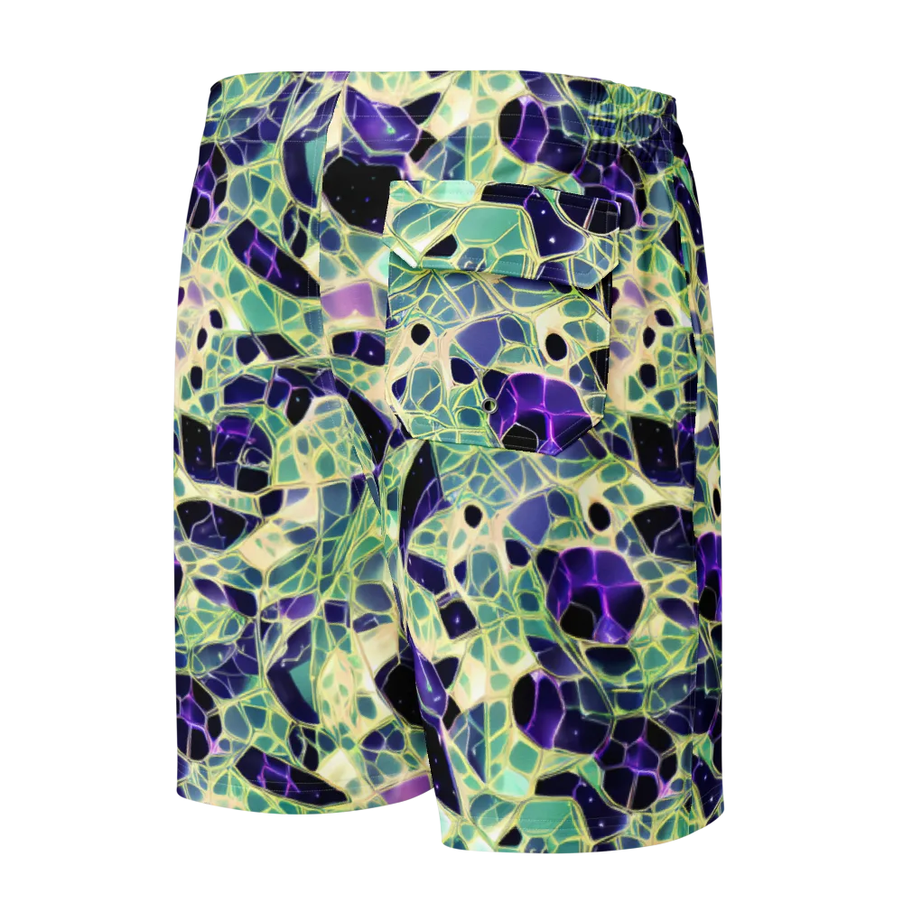 Midnight Membrane on Men's Board Shorts — Back