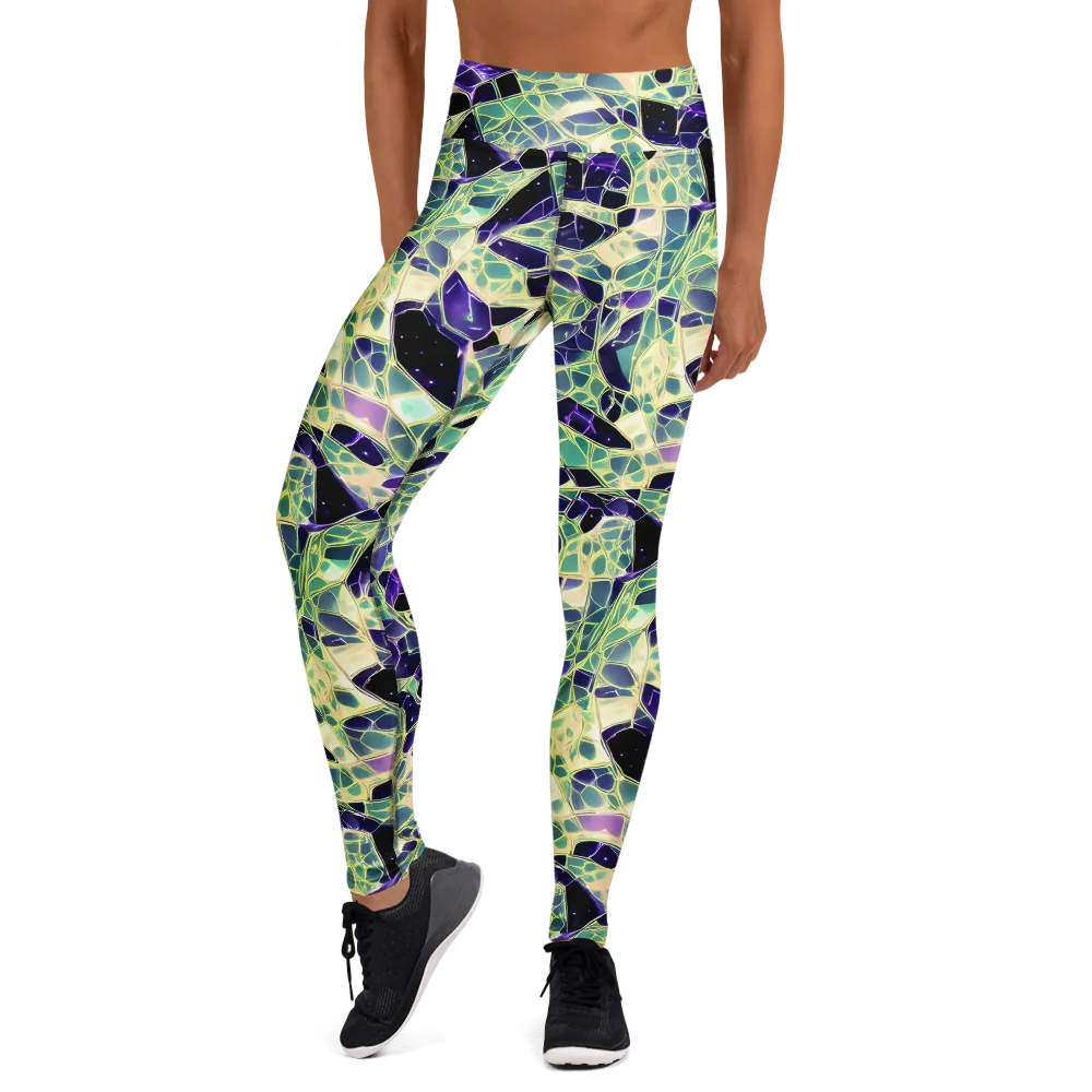 Midnight Membrane on Yoga Leggings — Front