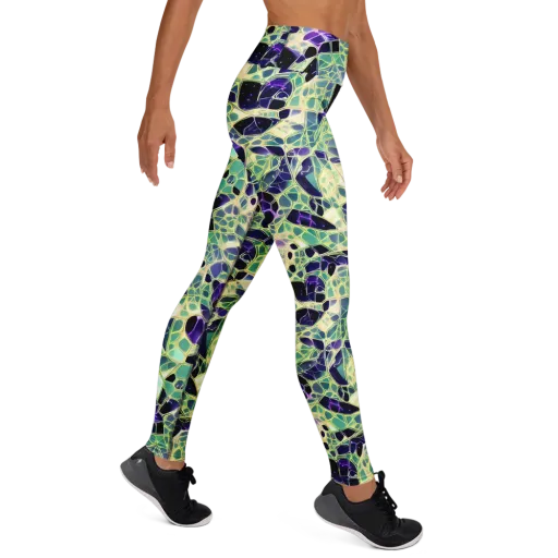 Midnight Membrane on a Yoga Leggings