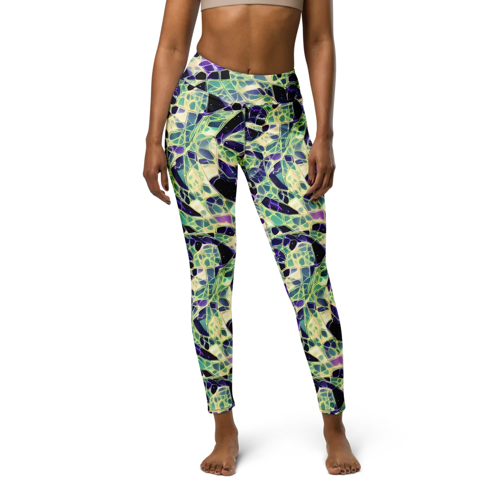 Midnight Membrane on Yoga Leggings — Front
