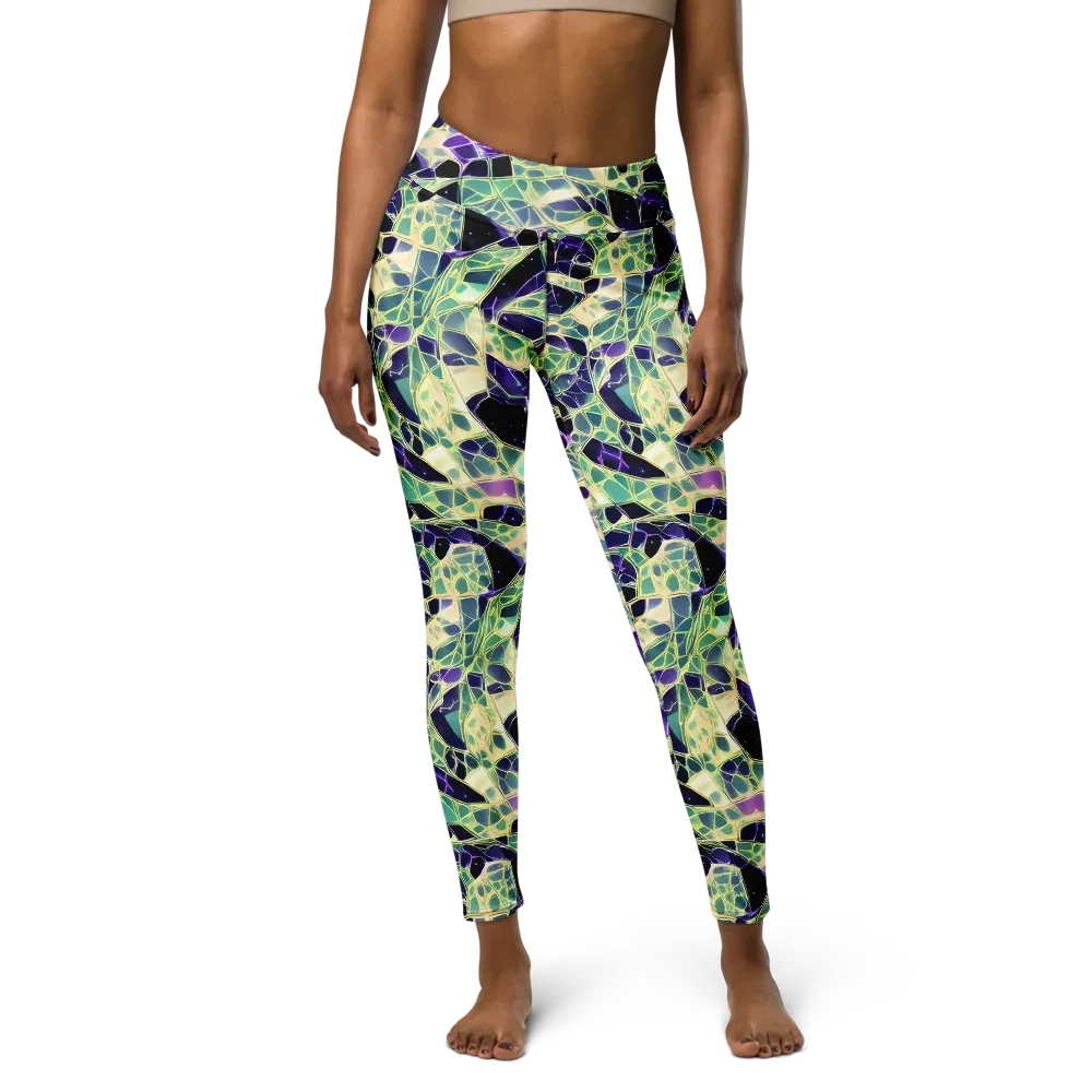 Midnight Membrane on Yoga Leggings — Front