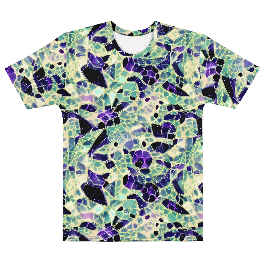 Midnight Membrane on Men's Cotton Crew Neck T-Shirt — Front