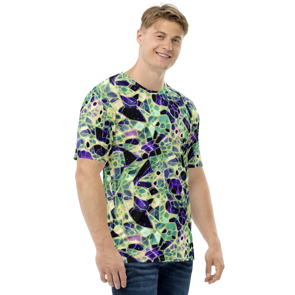 Midnight Membrane on Men's Crew Neck T-Shirt — Right