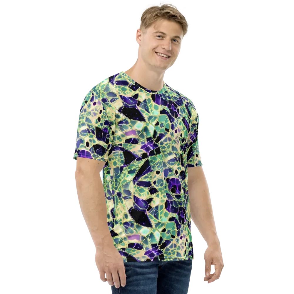 Midnight Membrane on Men's Crew Neck T-Shirt — Right