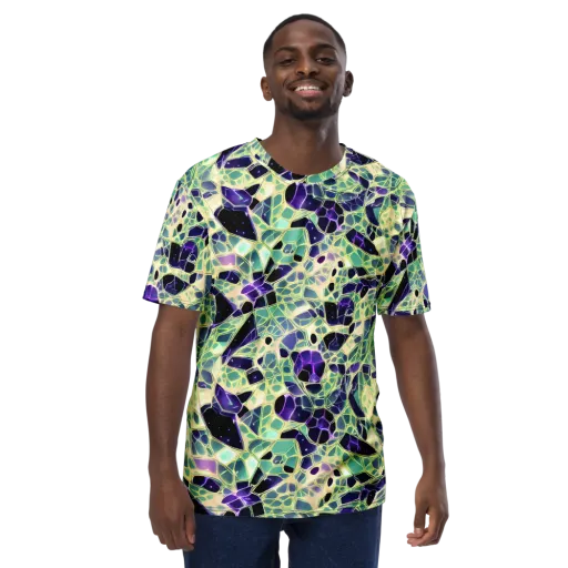Midnight Membrane on a Men's Crew Neck T-Shirt