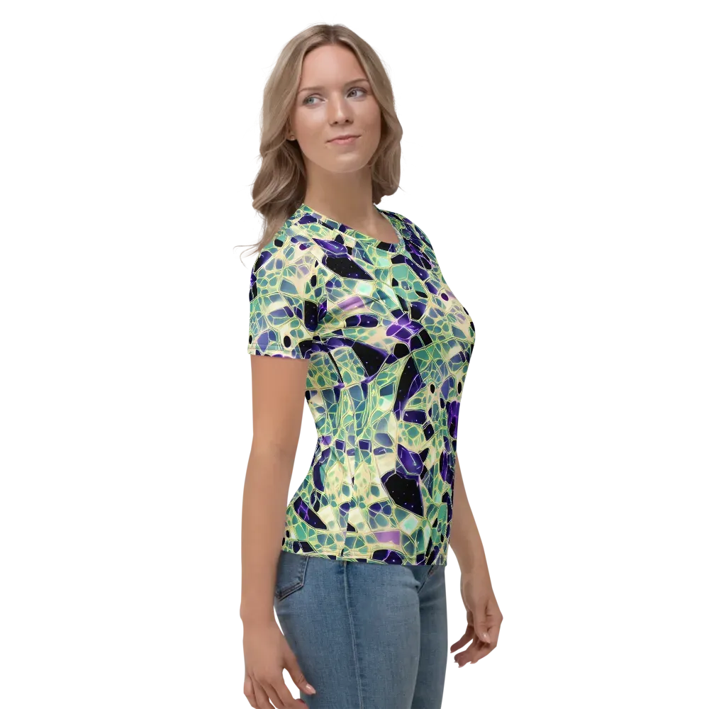 Midnight Membrane on Women's Crew Neck T-Shirt — Right