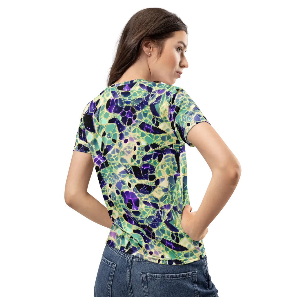 Midnight Membrane on Women's Crew Neck T-Shirt — Back