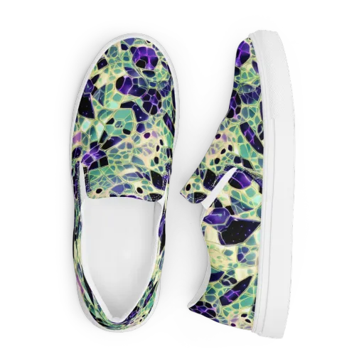 Midnight Membrane on a Men's Slip-On Canvas Shoes